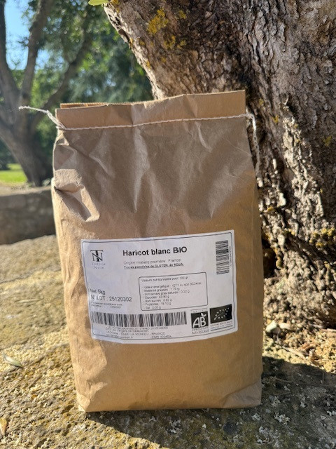 Haricots blancs Bio - 5 kg